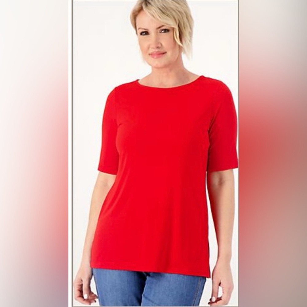 Susan Graver small liquid knit top NWOT